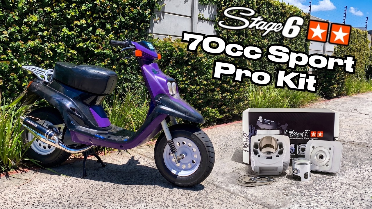Превращаю свой BWS 50cc в BWS 70cc с помощью комплекта цилиндров STAGE 6 MK2 70cc | Часть 3