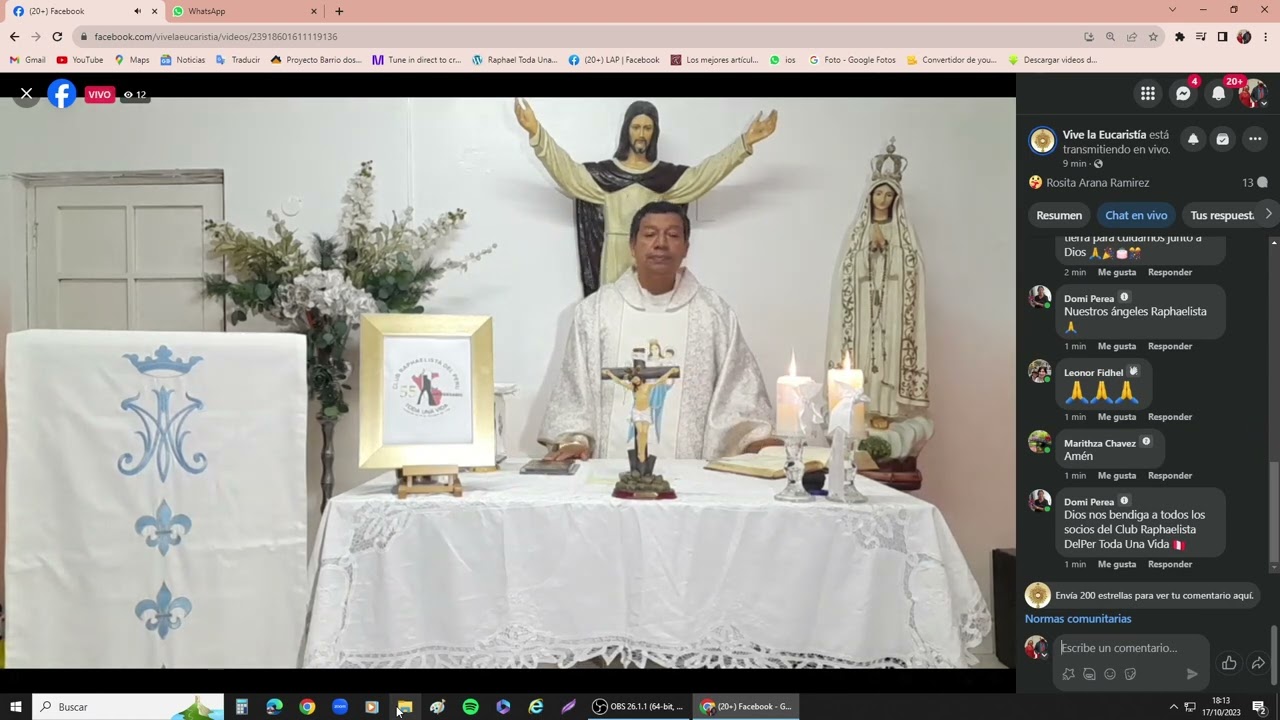 Misa por 55 Aniversario del Club Raphaelista del Perú toda una Vida