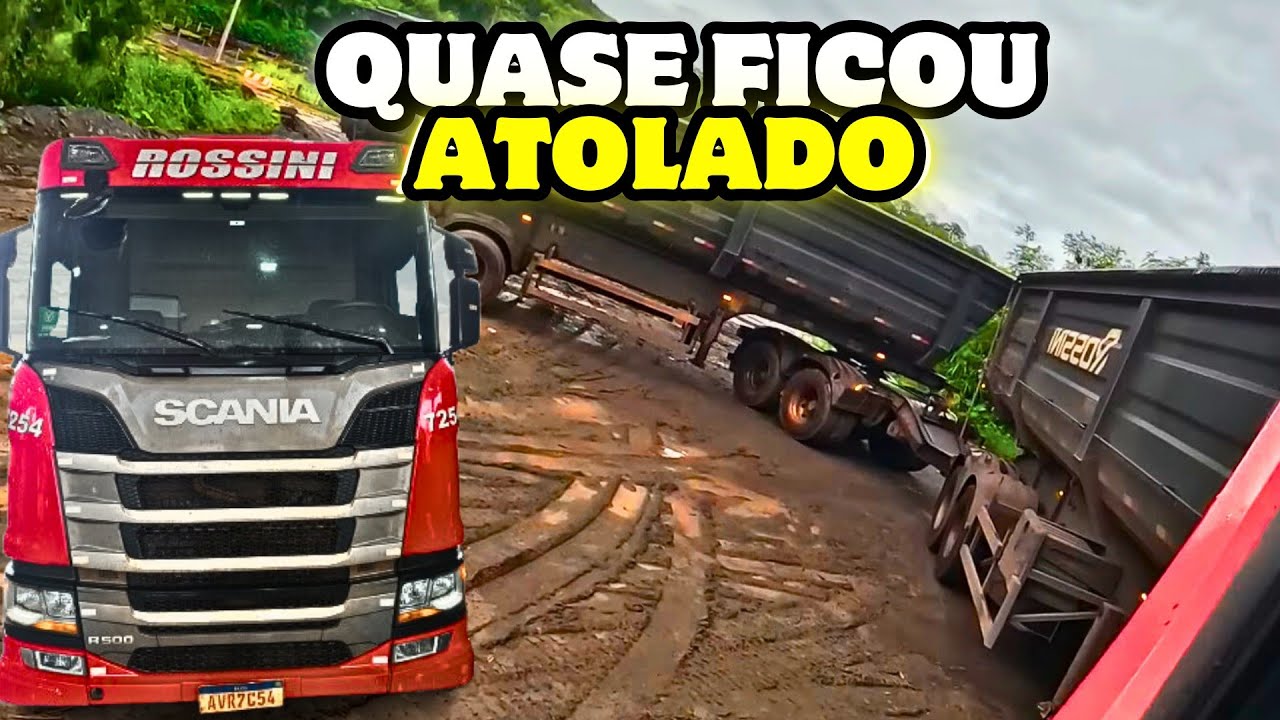 Carregando Rodoca&ccedil;amba no atoleiro 🚛🫣