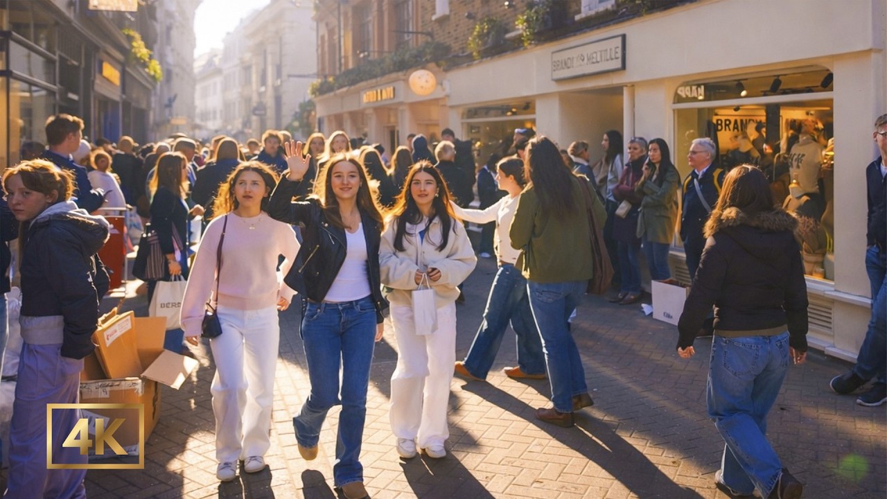 Busy Soho Afternoon ☀️ Real London Street Life | 4K