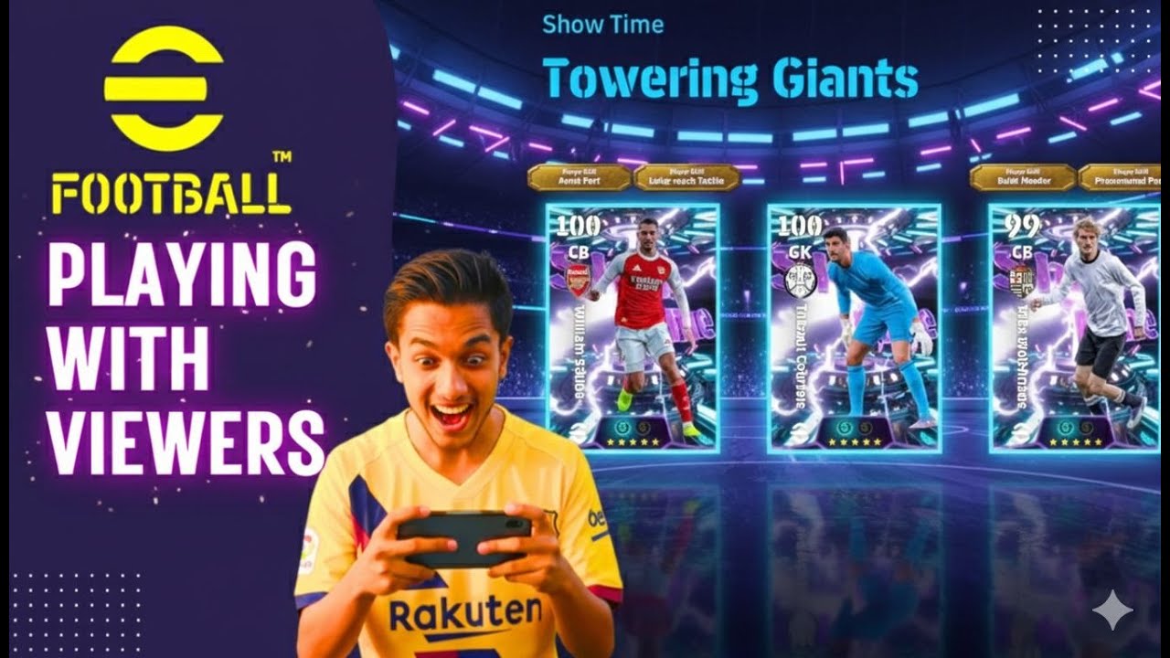 eFootball 2025 LIVE: Play With Me! 1v1 & Co-Op Viewer Matches 🎮