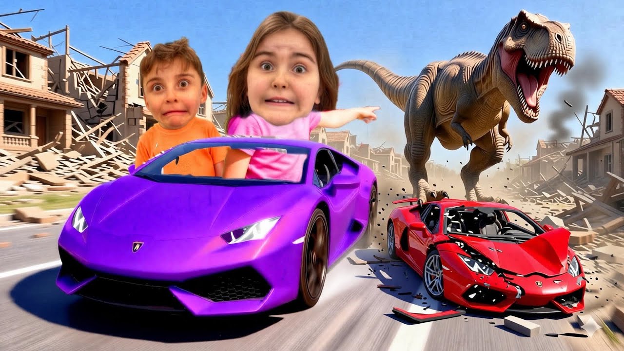 ŞEHİRDE BÜYÜK ALARM !? DEV DİNAZOR ŞEHRE İNDİ !? ŞEHRİ ELE GEÇİRDİ !? DİNAZORDAN KAÇIŞ !? 