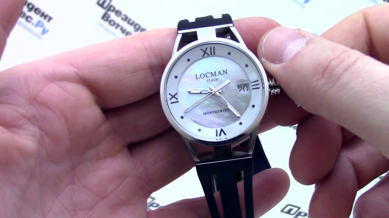 Часы Locman 0520V02-00MA00SK - видео обзор от PresidentWatches.Ru