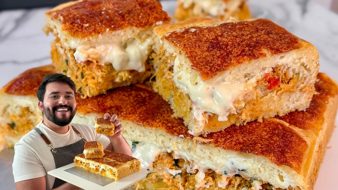 A Melhor TORTA de FRANGO CREMOSO do Mundo | Massa Leve de Liquidificador | Gabriel Freitas