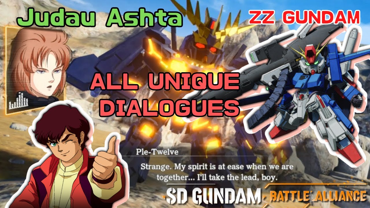 【SDガンダムバトルアライアンス】Judau Ashta (ジュドー・アーシタ) ΖΖガンダム All Unique Interactions