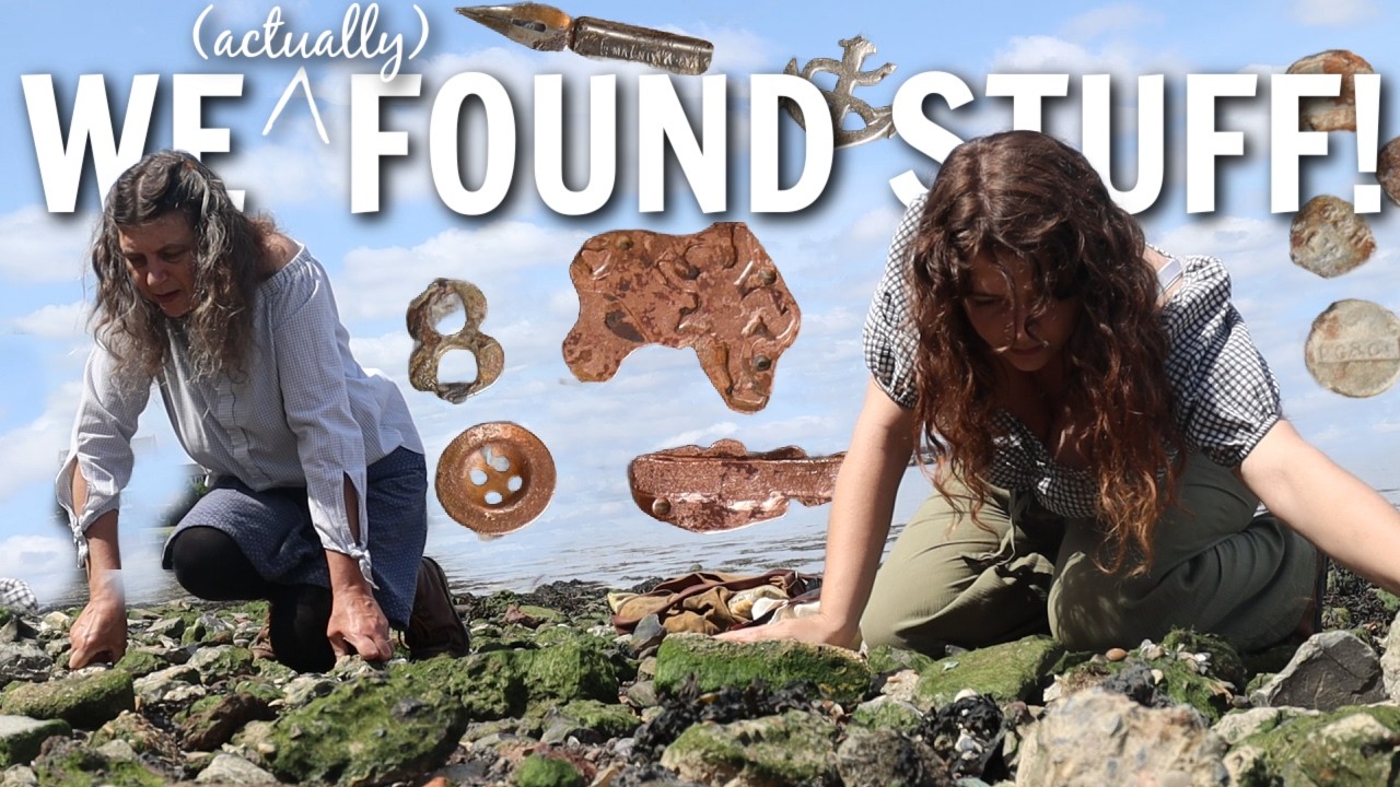 WOW We Found Lots Of Really Amazing Things Mudlarking Metal Beach!