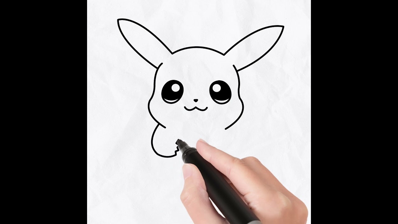 Drawing Pikachu ❤️🎁🎄⭐️🌈