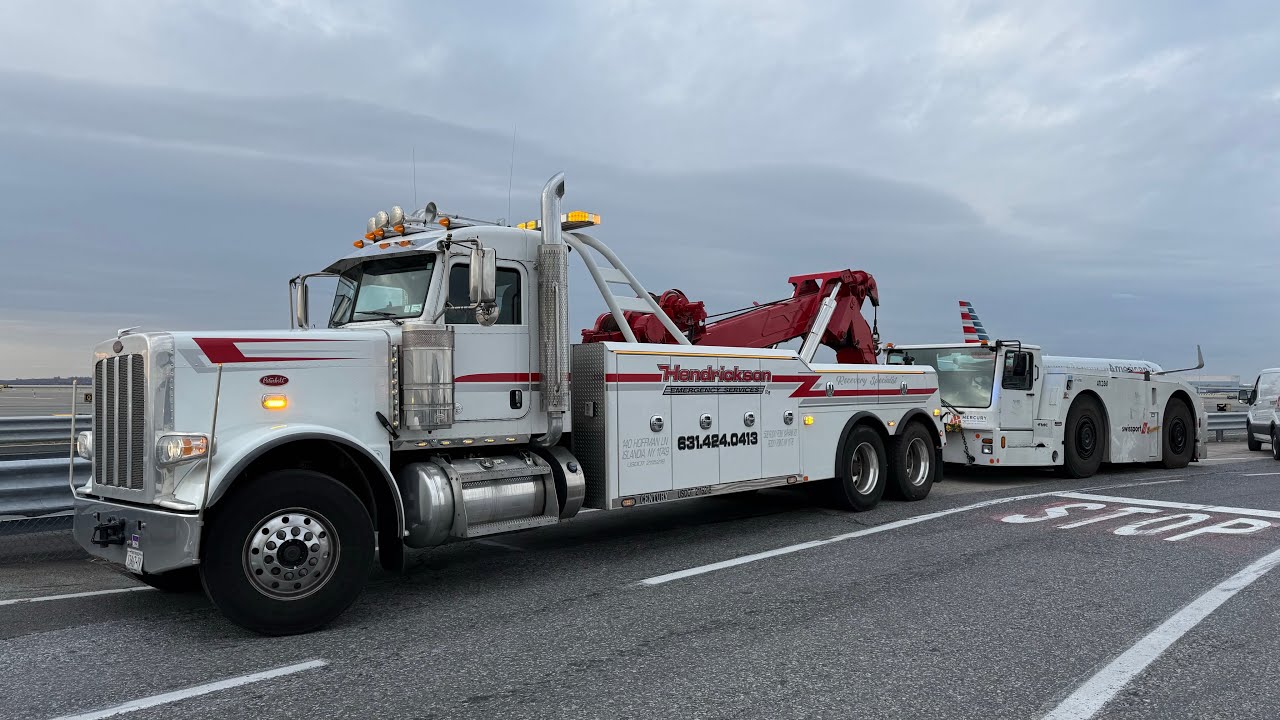 MASSIVE AIRPORT TUG, One Tow Truck!