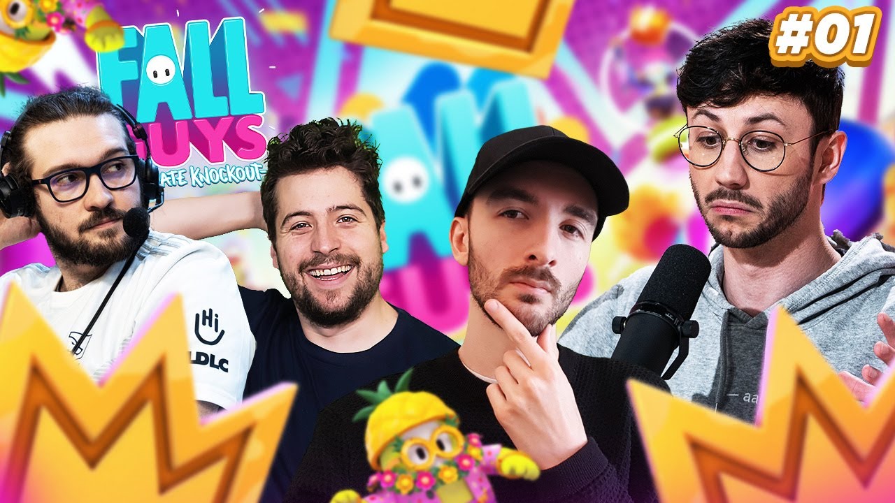 Le concept d'écologie dans le streaming ! #01 - Fall Guys avec les potes - PONCE REPLAY 12/07/2022