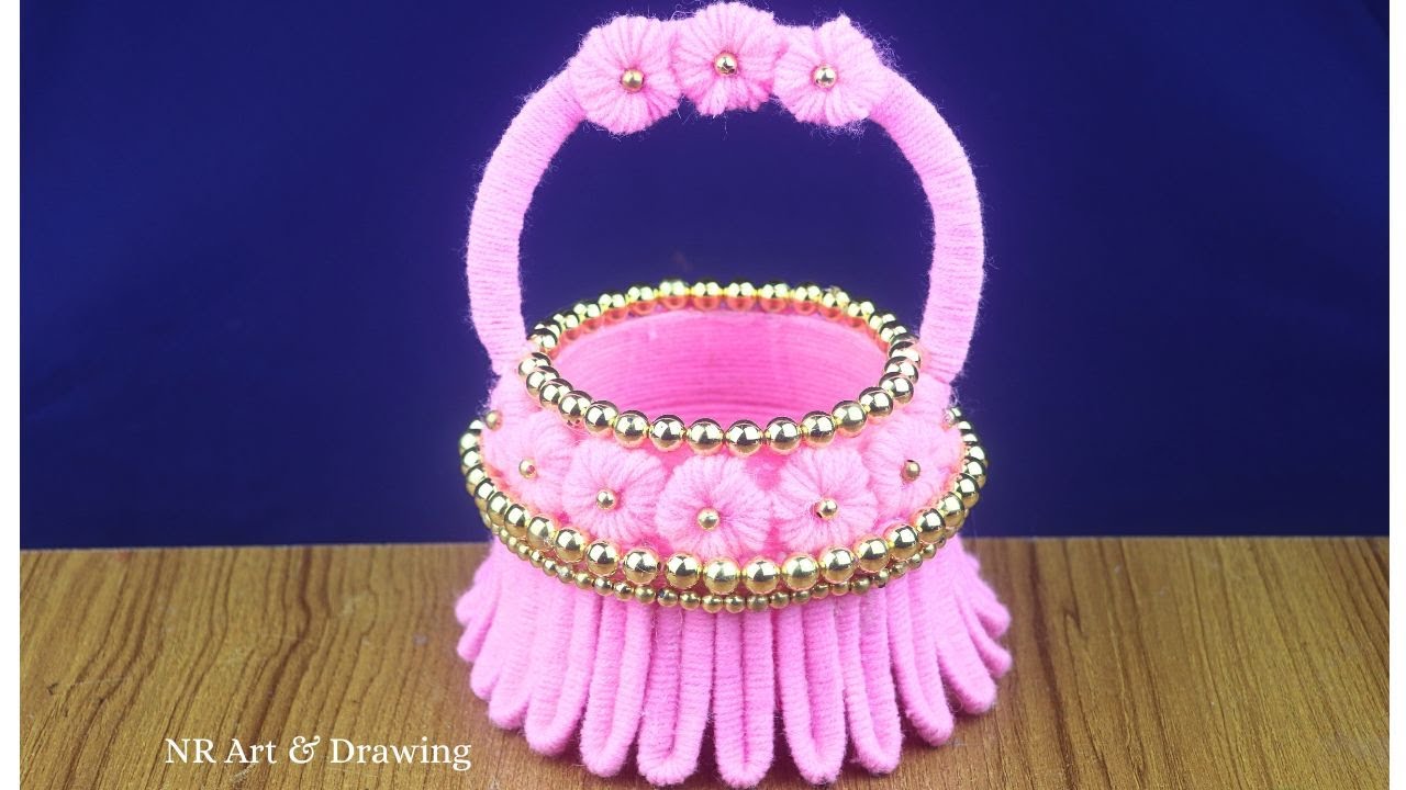 Eco-Friendly Organizers You Can Make at Home | Woolen Art & Craft Ideas