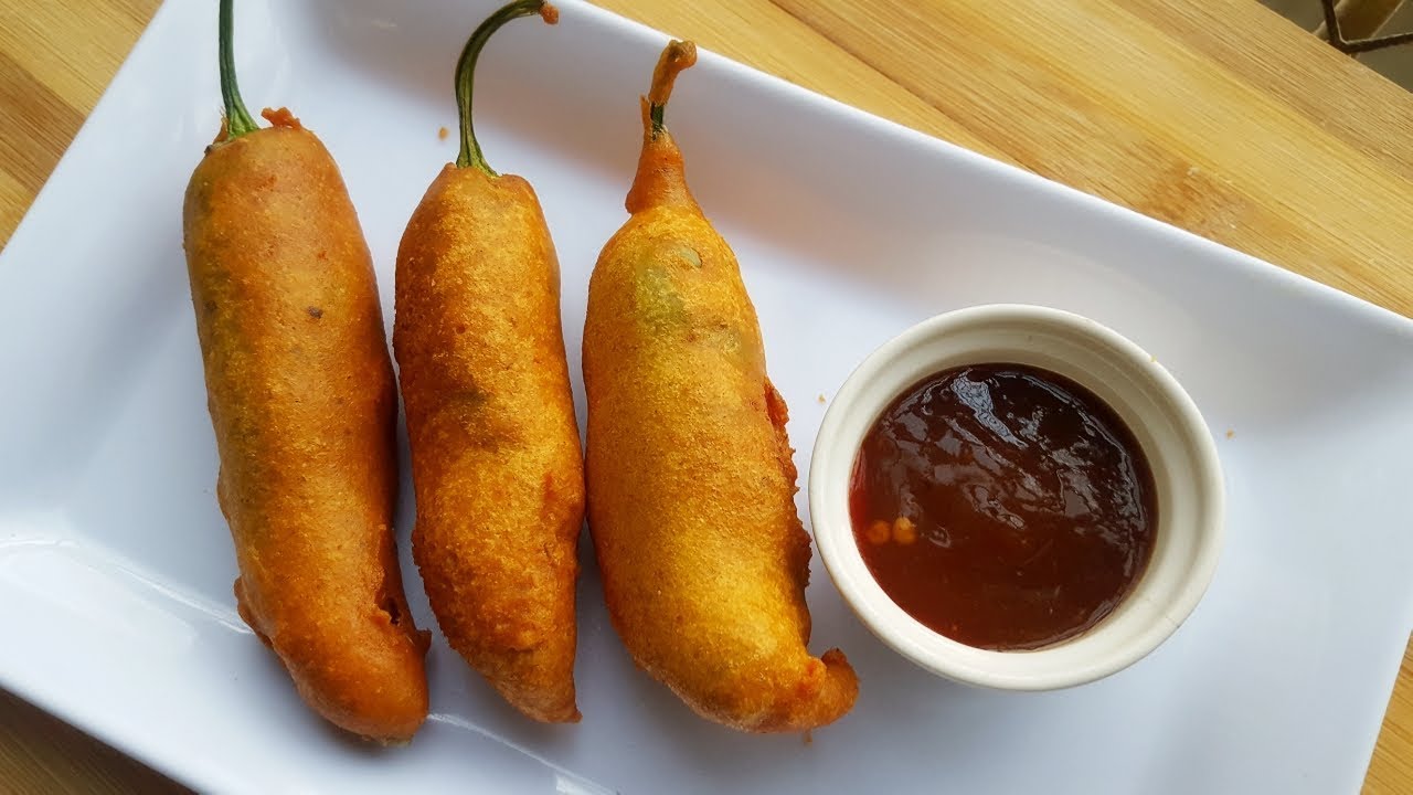 Stuffed Chili Pakora / Mirch Pakoda (Ramadan Special) by YES I CAN COOK
