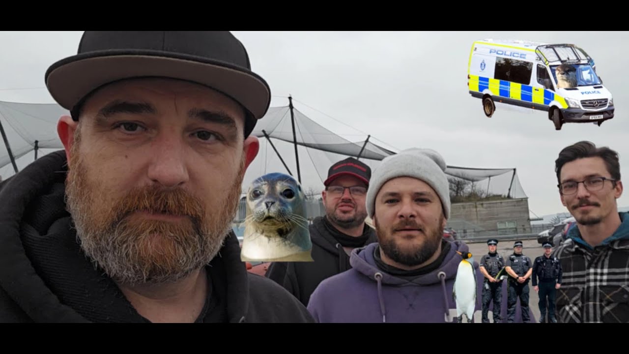 UK abandoned zoo, we explore living coasts. Police attendance but what happened.......