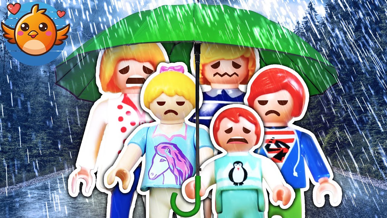 GEWITTER & STURM🌩️ Stromausfall in der Luxusvilla! Familie Vogel hat Angst! Playmobil Film Deutsch