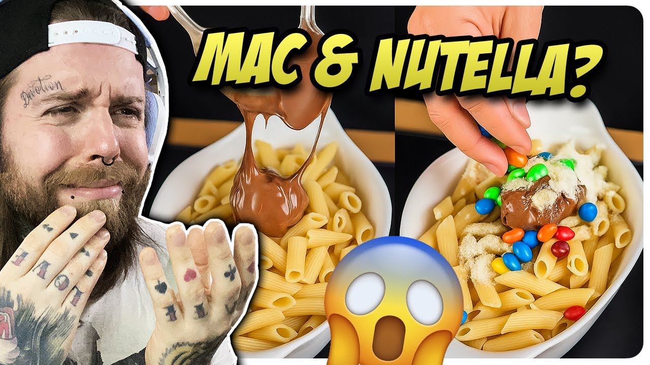 Who Thought Pasta + Nutella Was a Good Idea?? - Italian reacts to Bad Cooking Videos