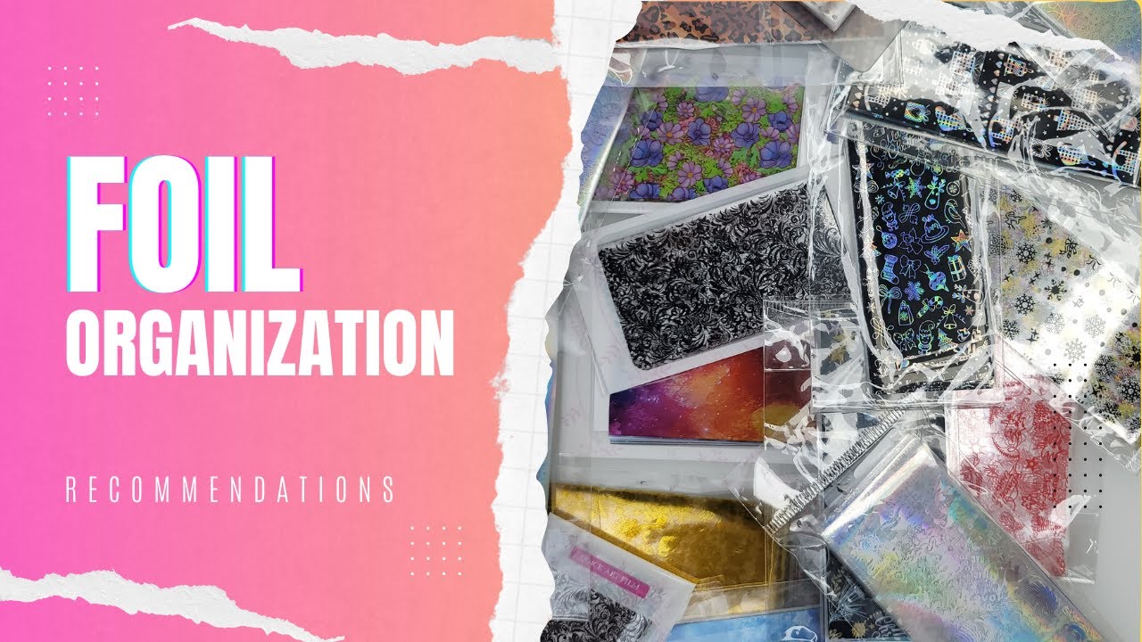 Nail Foil Organization | Makartt Foil Glue | Watch Me Organize!