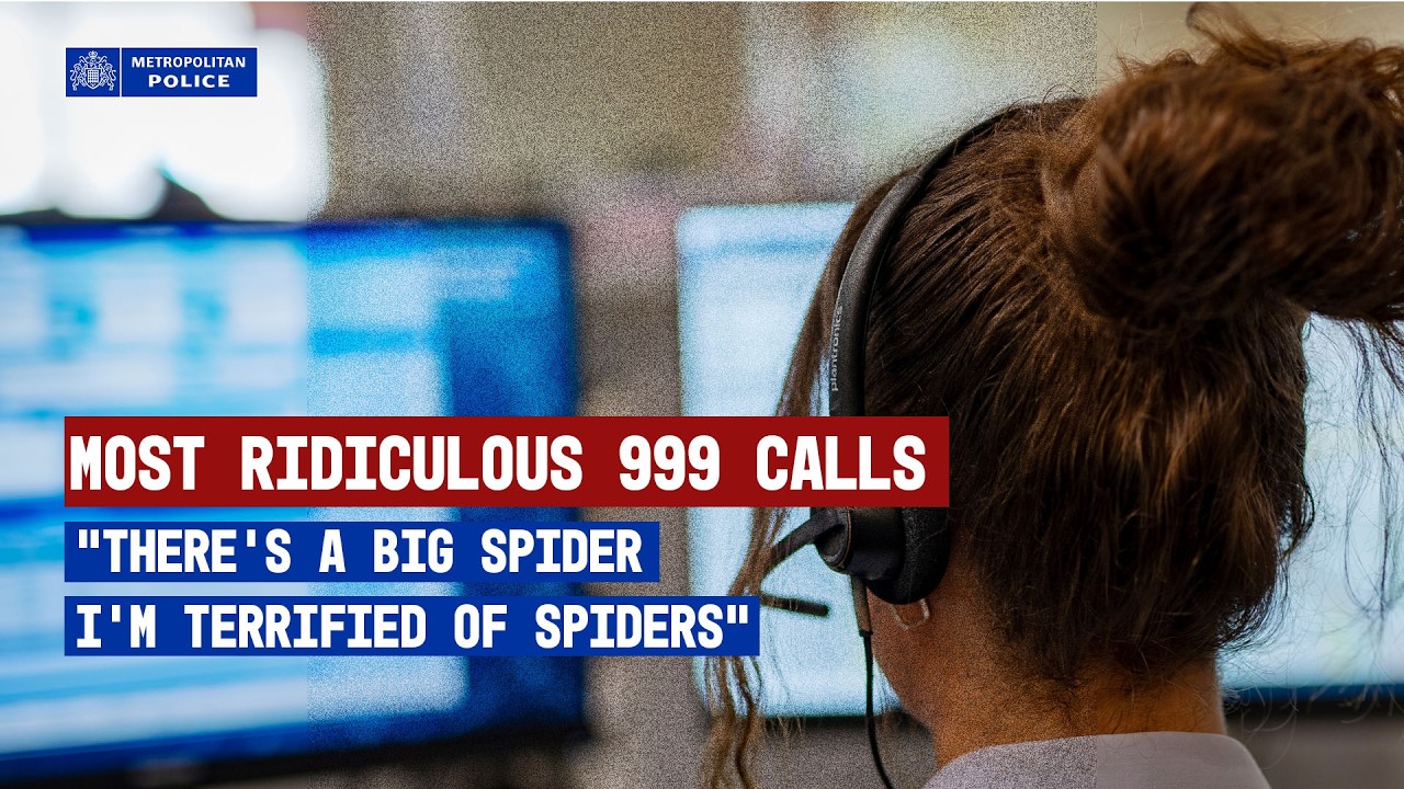 'There's a BIG SPIDER in my hallway!' | Top 5 WORST 999 Nuisance Calls