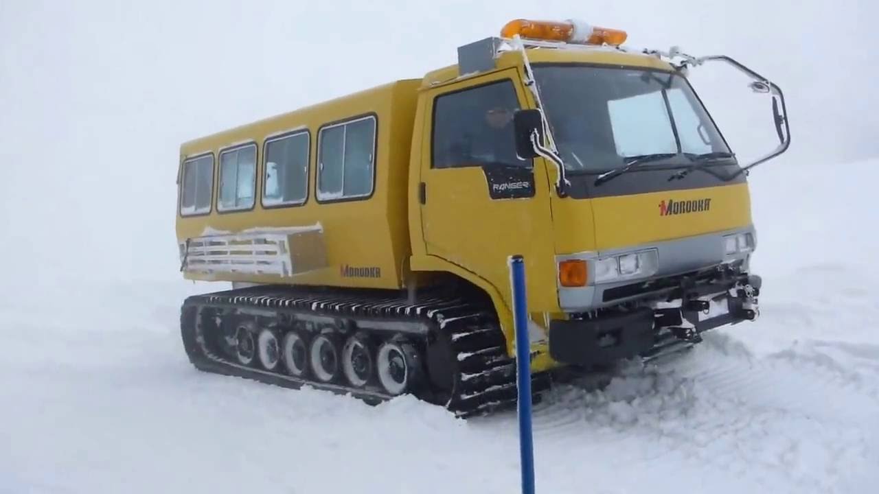 Cнегоход Morooka MJ-150 на резино-металлических гусеницах