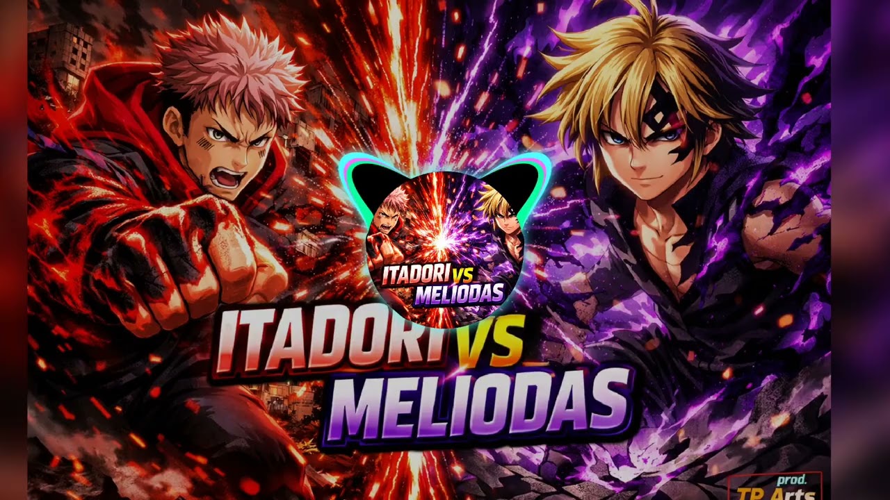 ITADORI YUJI 🆚 MELIODAS | O REI DAS MALDIÇÕES VS O CAPITÃO DOS PECADOS (RAP DE ANIME)