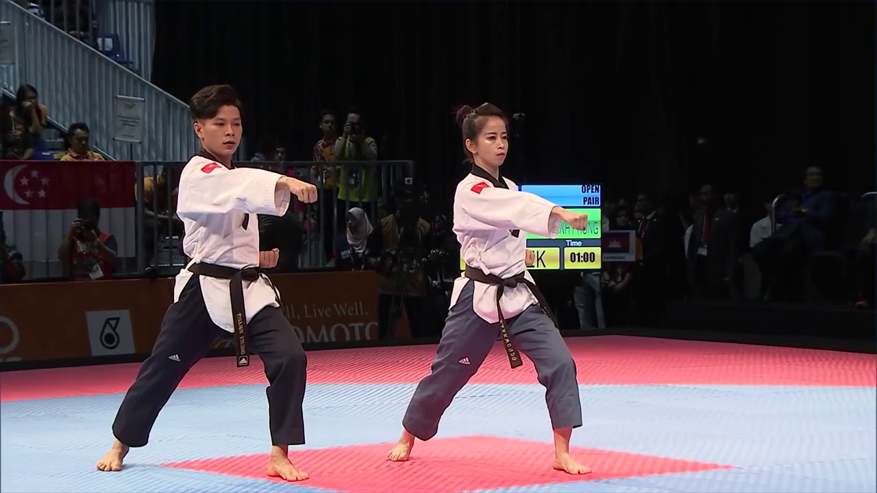 Taekwondo Poomsae - Taebaek | Seagame 29 - Viet Nam | Chau Tuyet Van - Ho Thanh Phong
