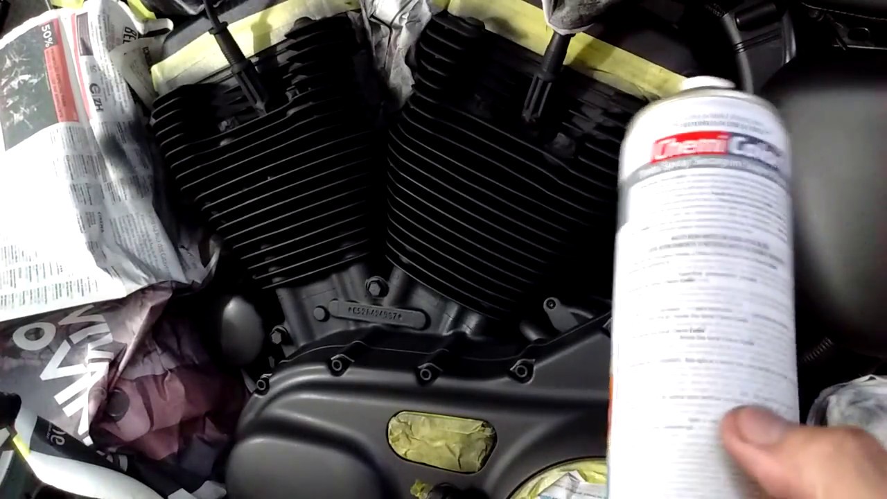 Sportster - pintura do motor