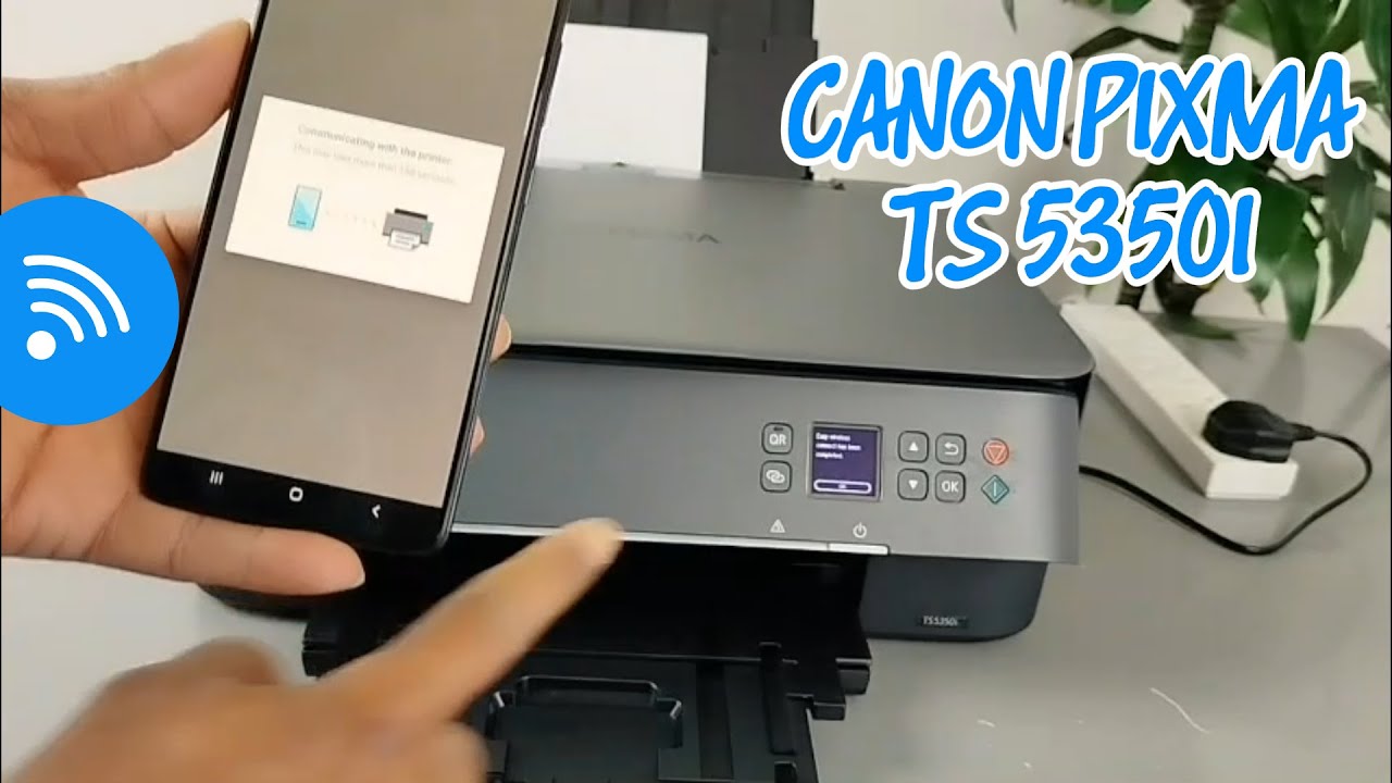 Как подключить Canon Pixma TS5350i к Wi-Fi и печатать с телефона