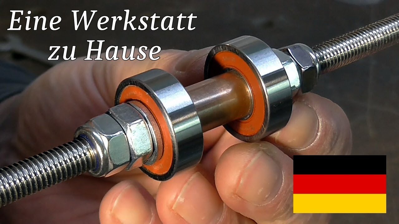 Gelagerte Welle zur Herstellung einer Tellerschleifmaschine
