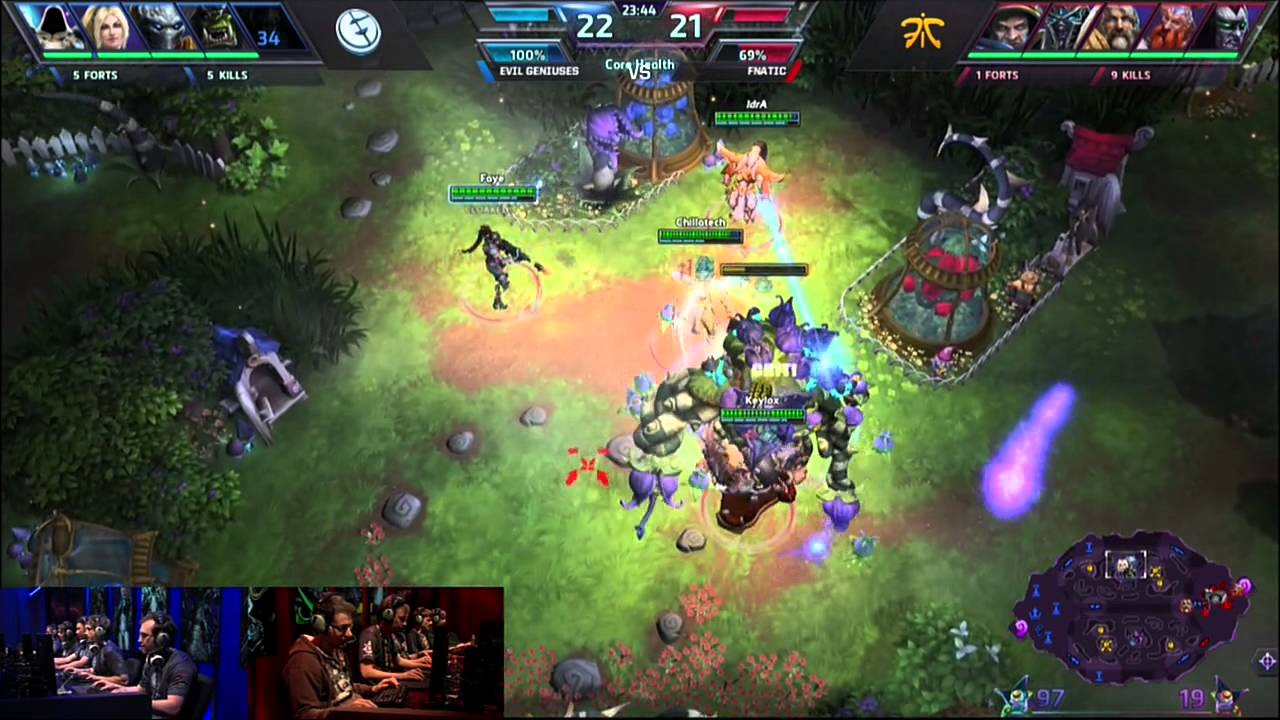 Evil Geniuses vs. Fnatic -Semifinals- Heroes of the Storm Exhibition Tournament 2014