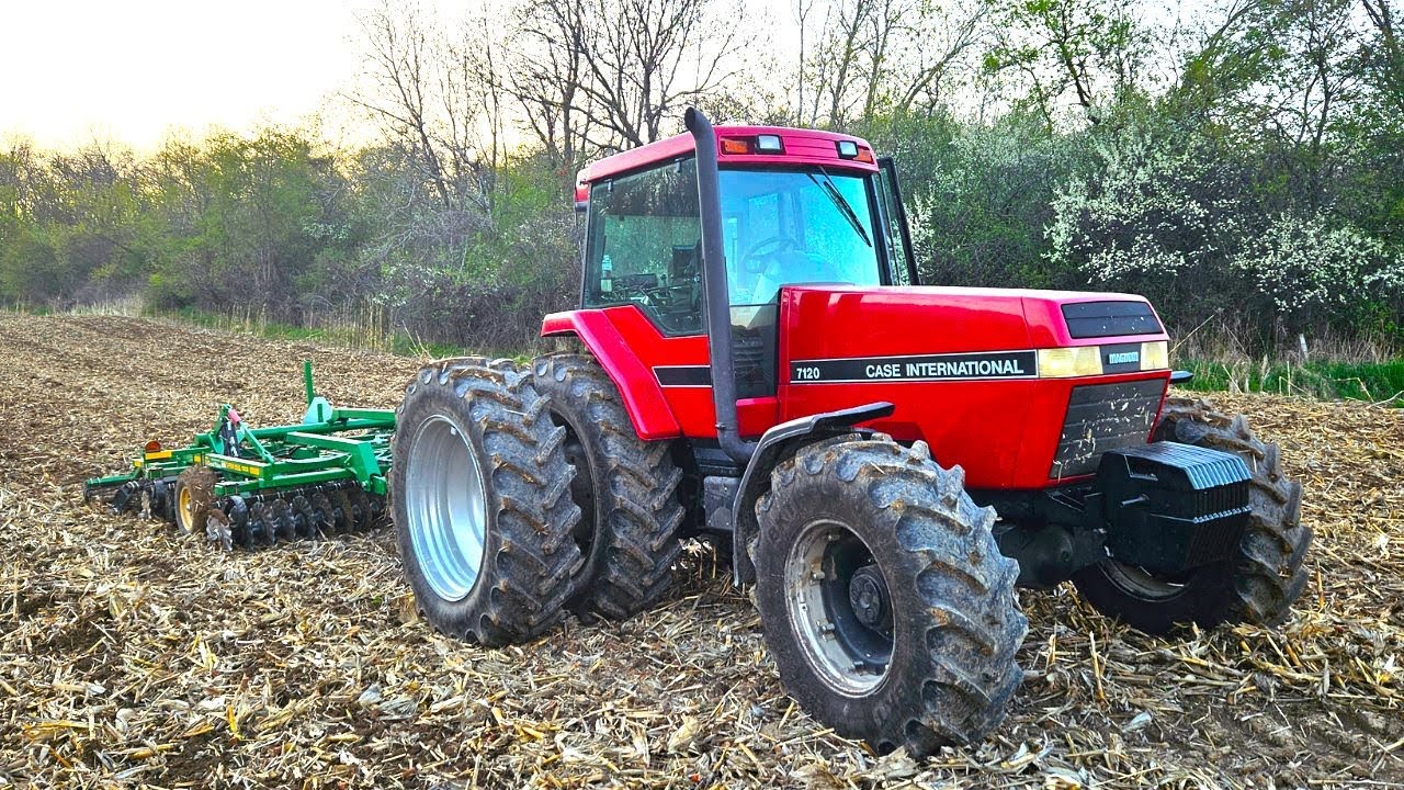 Pulling The Great Plains Turbo-Max With The 7120 Case-IH Magnum Tractor! Vertical Tillage