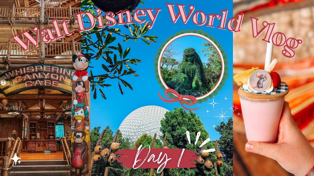 Christmas at Walt Disney World | Disney vlog day 1