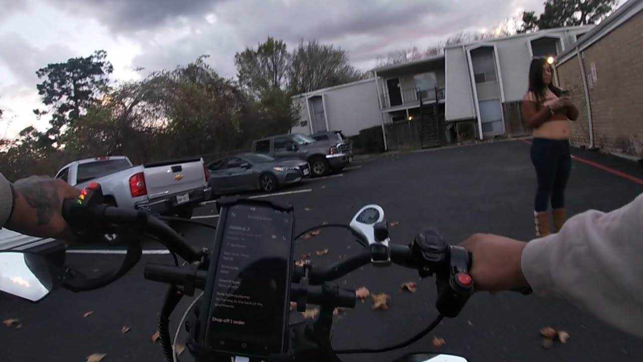 2000W 52V E-Bike Food Delivery (Second Ride)
