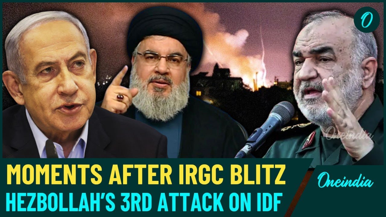 Moments After Iran Blitz Hezbollah Rains Falaq Rockets Heavy Barrage On Kiryat Shmona | WATCH