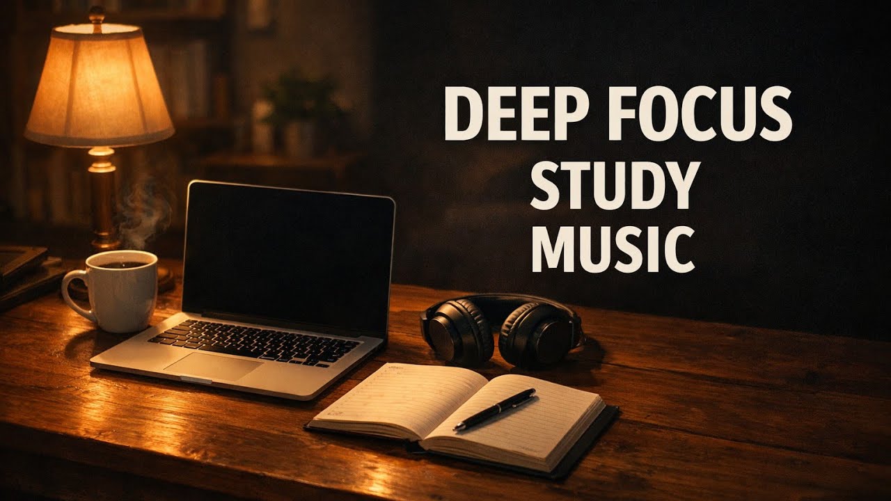 Deep Focus Study Music 📚 | Ambient Music for Concentration, Productivity & Calm Mind
