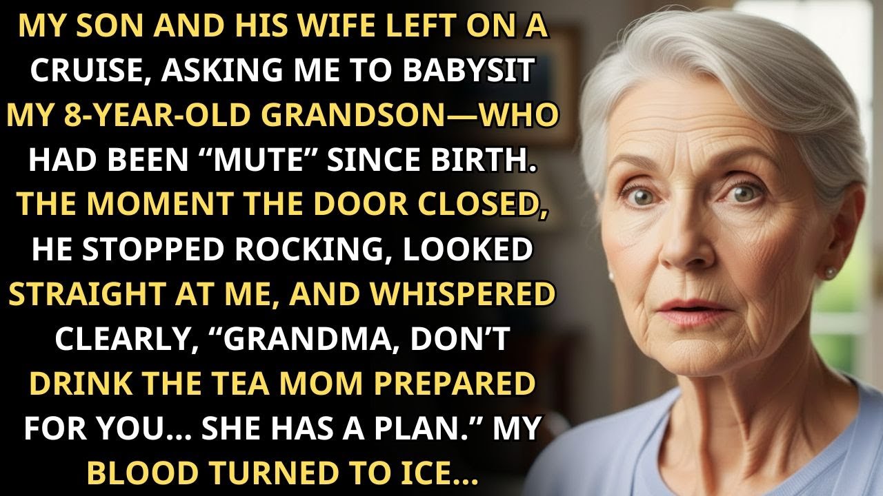 My “Mute” Grandson Suddenly Spoke After They Left… What He Revealed Saved My Life
