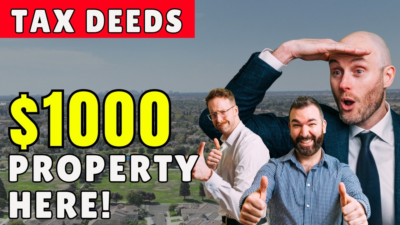 Tax Deeds! Buy Cheap $1000 Property Here!