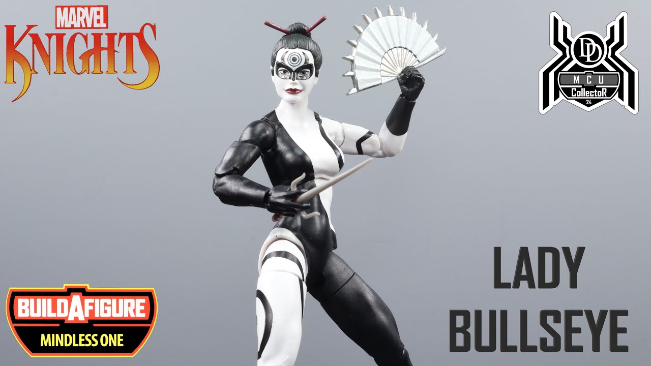 Marvel Legends LADY BULLSEYE Maki Matsumoto Marvel Knights Wave Mindless One BAF Comic Figure Review