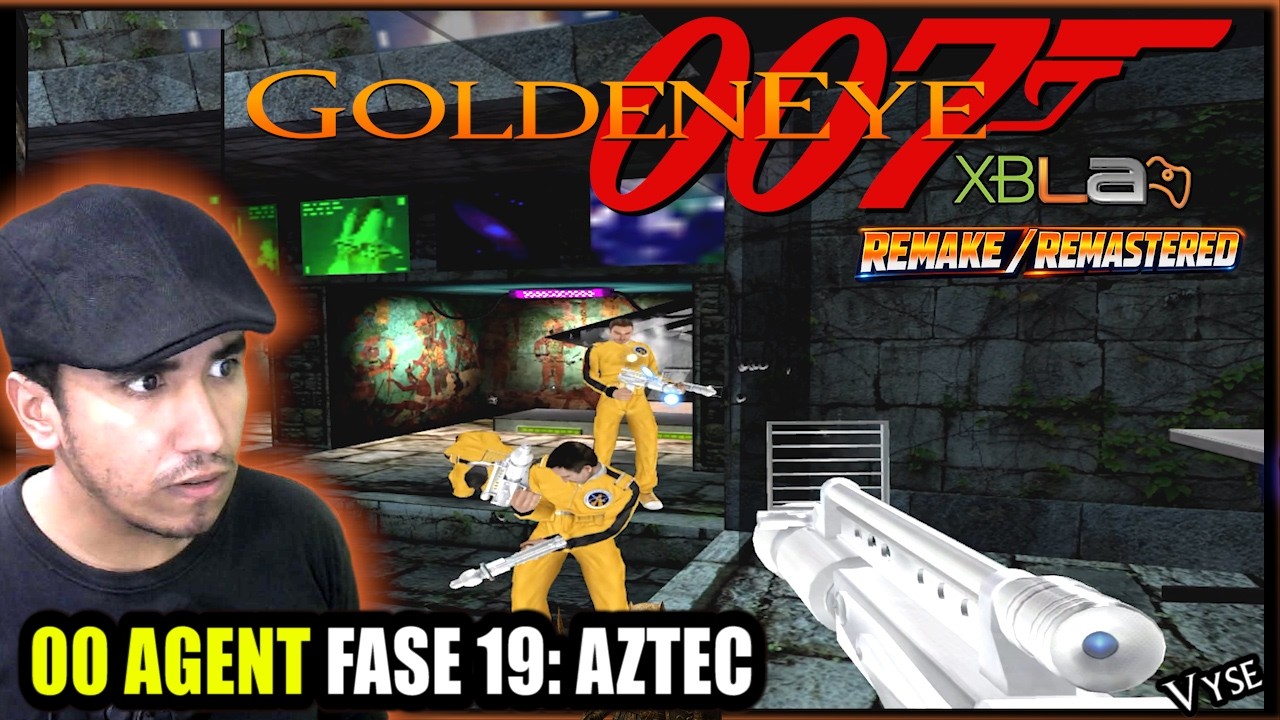 GOLDENEYE 007 REMAKE FASE 19: AZTEC ( 00 AGENT | Versão Remasterizada 007 Goldeneye do N64/XLBA