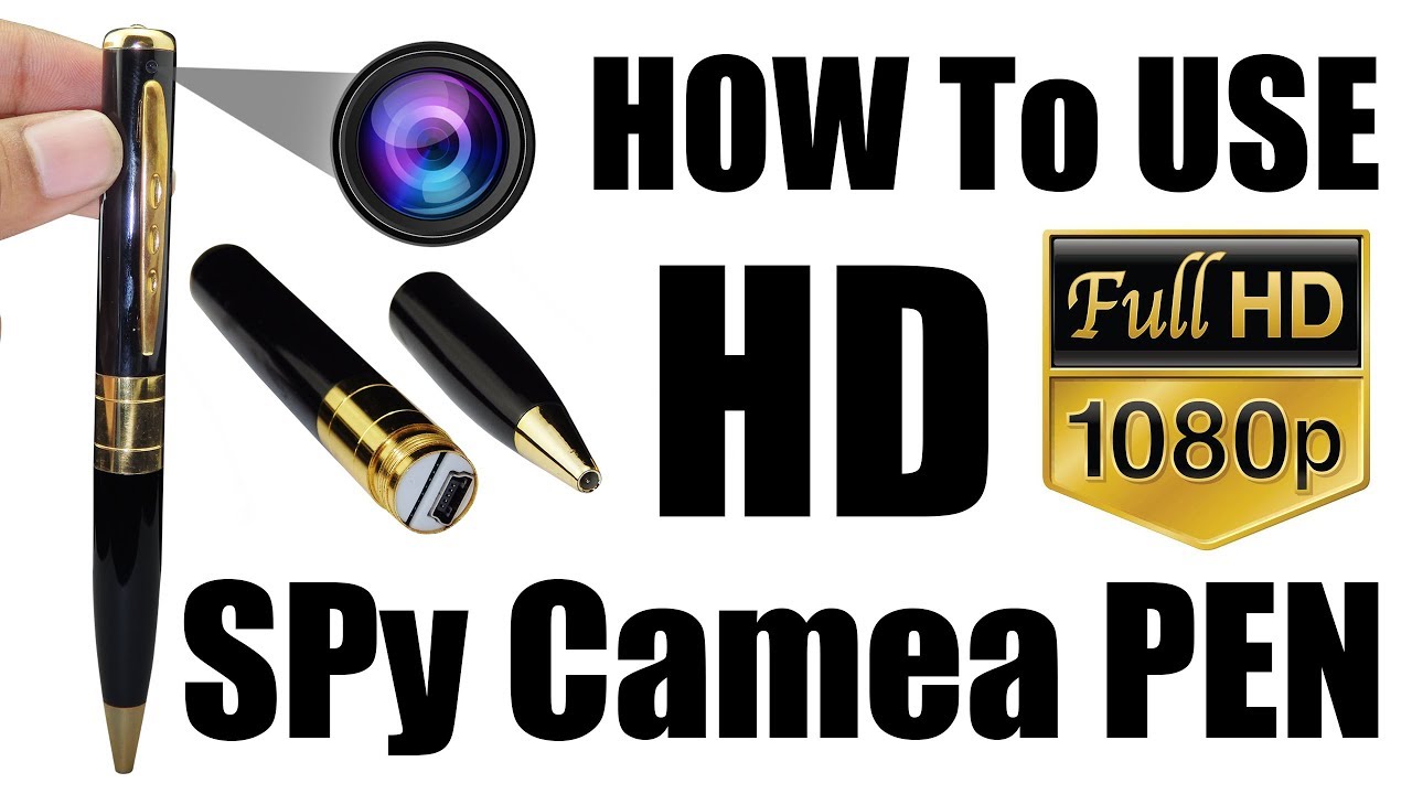 Обзор того, как использовать камеру Spy Pen для фото + видео + записи в формате Full HD 1080P