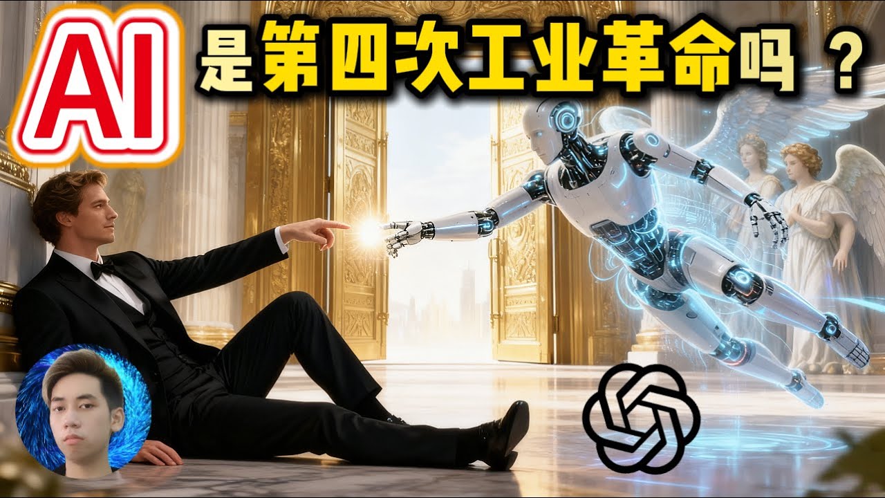 AI真的是第四次工业革命吗？还是被高估的技术泡沫？|AI|人工智能|工业革命|ChatGPT|图灵测试|阿尔法狗对战李世石|工业4.0|特斯拉超级工厂