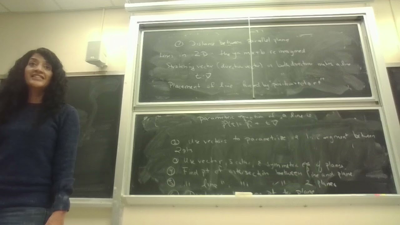 Parametric equation of a line in 2D