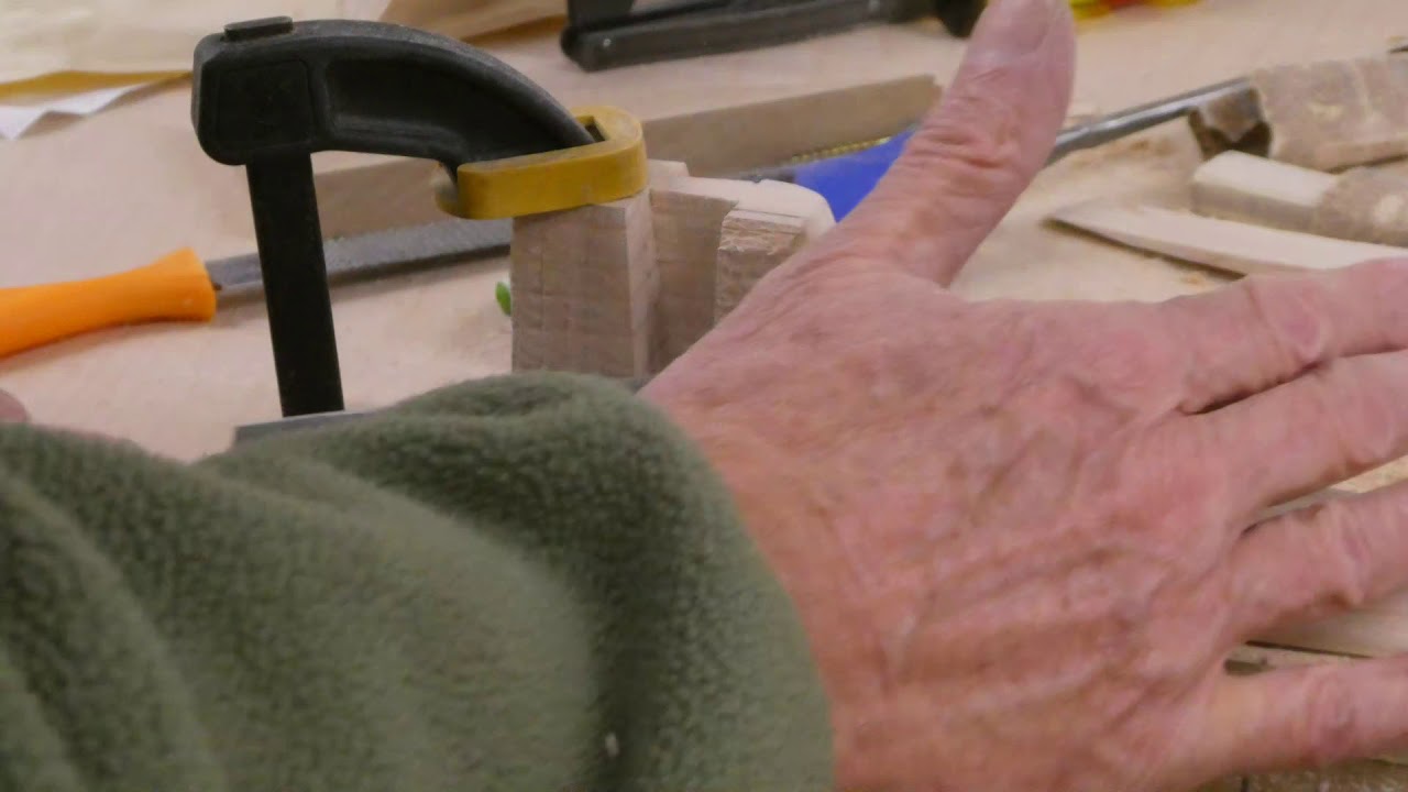 shaping one side of the neck