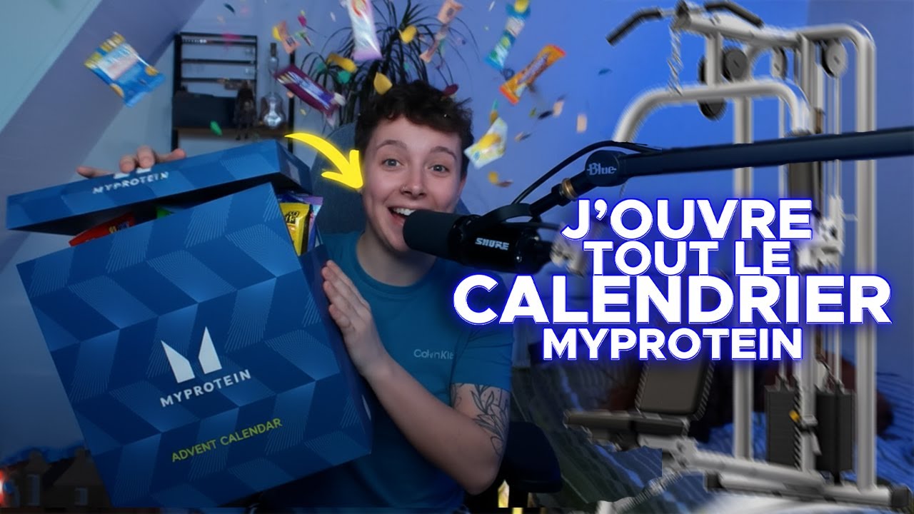 TOUT LE CALENDRIER MYPROTEIN 2025 ! Découvre l'intégralité du calendrier de l'avent MyProtein 2025