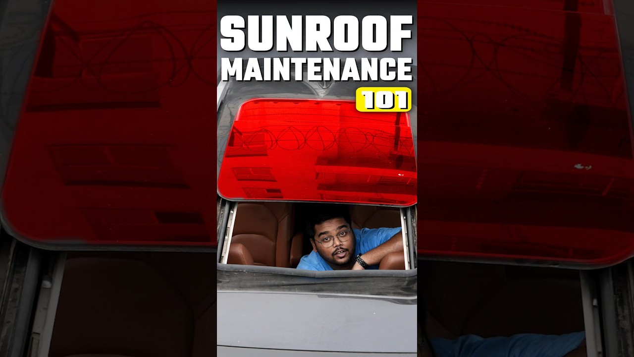 Sunroof Maintenance 101 at Home 🧼 #cars24