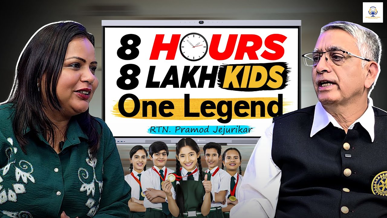 8 Hours 8 LAKH Kids One legend  PDG Pramod Jejurikar  | Voice of Change