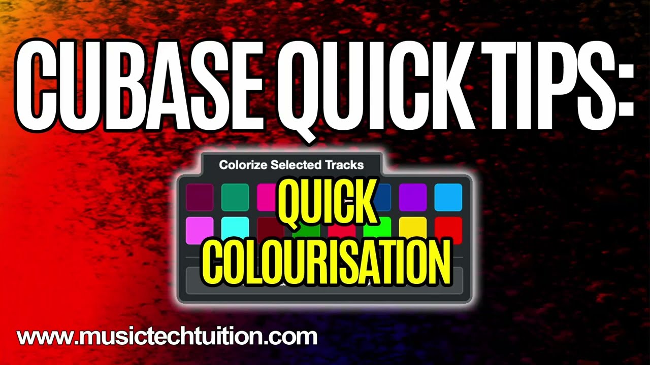 Cubase Quick Tips: Quick Colorisation