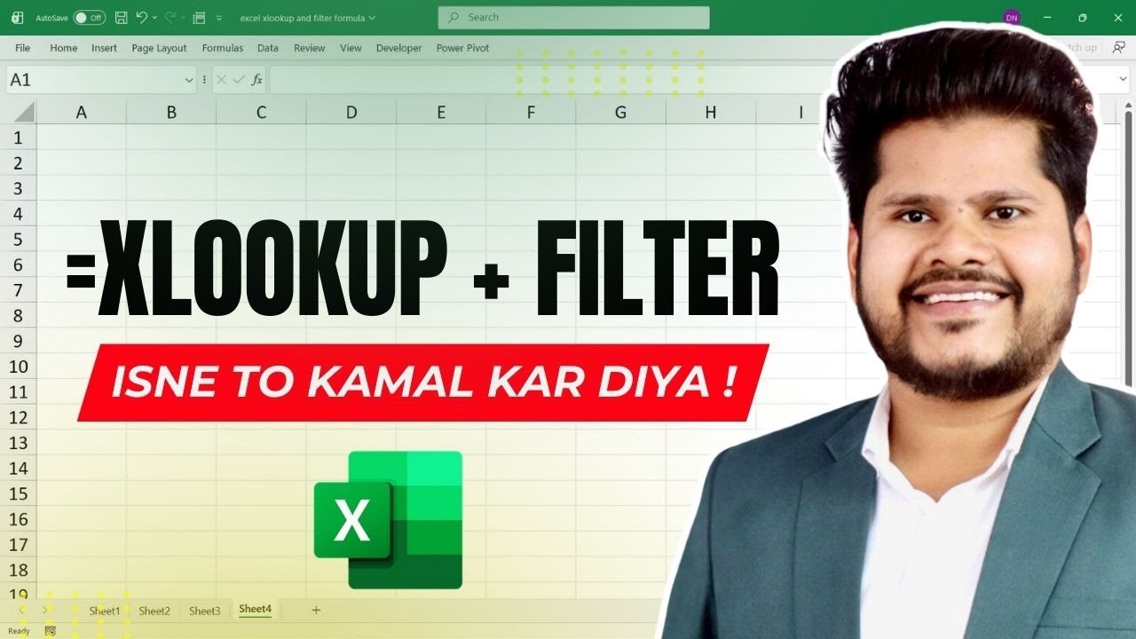 Excel Ka Sabse Powerful Formula 😱 | XLOOKUP + FILTER | isne kamal kar diya !
