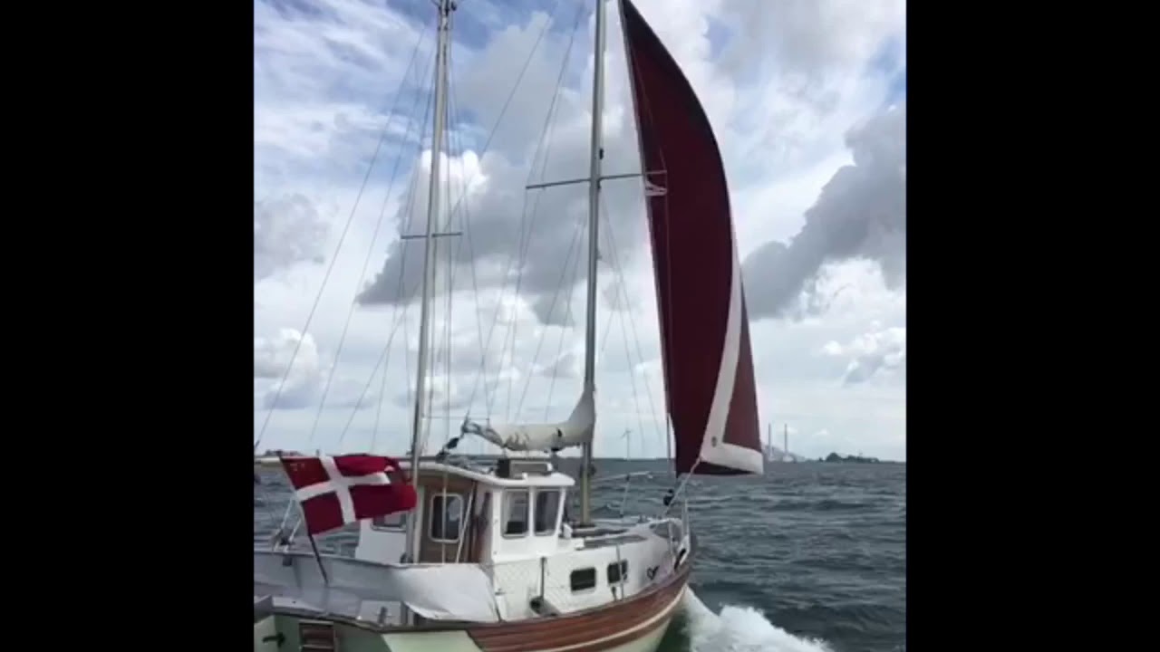 M/s Freja May 2016 - Køgebugt Denmark - Wind 10-12 ms - slowmotion - Fisher 25