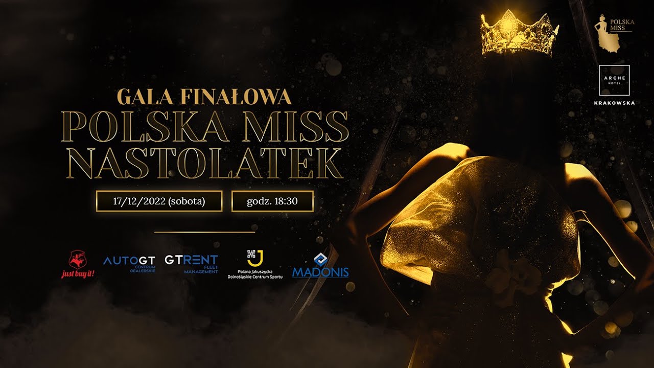 Gala Finałowa Polska Miss Nastolatek 2022 – LIVE 💫 | Arche Hotel Krakowska, Warszawa