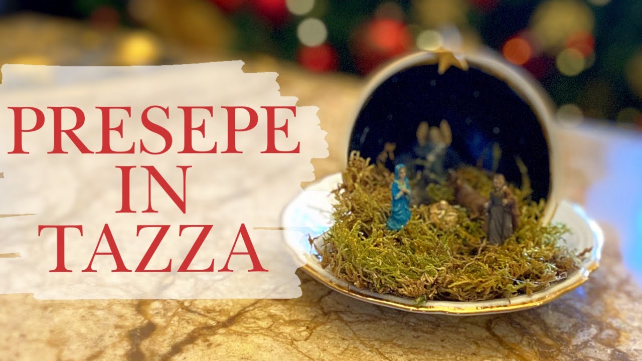 PRESEPE IN TAZZA RICICLO  ( Riciclo Creativo/ Natale) Arte per Te
