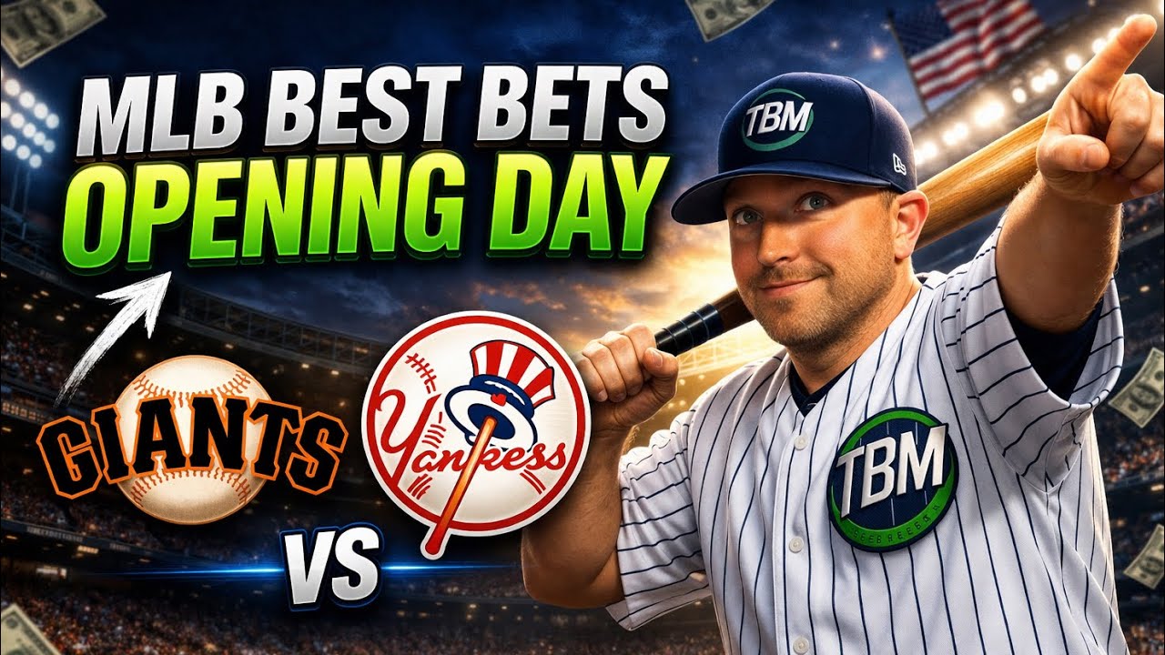 🚨 Лучшие прогнозы на День открытия сезона MLB! Бесплатные лучшие ставки, прогнозы и ставки на игр...