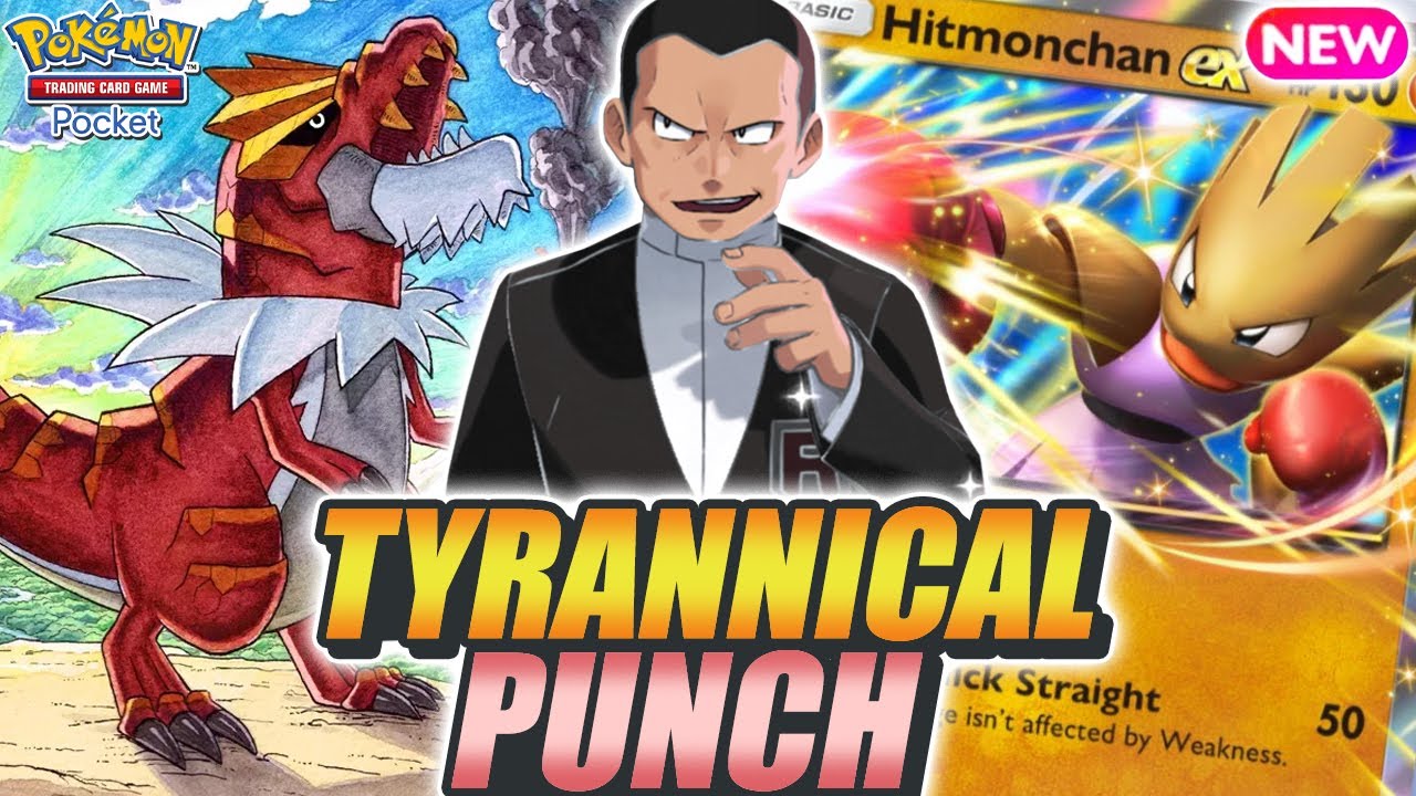 FANTASTIC DAMAGE ! TYRANTRUM & HITMONCHAN Crush the Opponent ! - Pokemon TCG Pocket